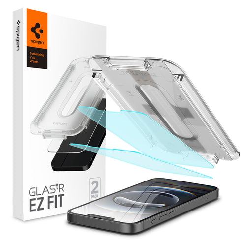 Spigen iPhone 16e 螢幕保護貼 – GLAS.tR EZ Fit (2片裝)